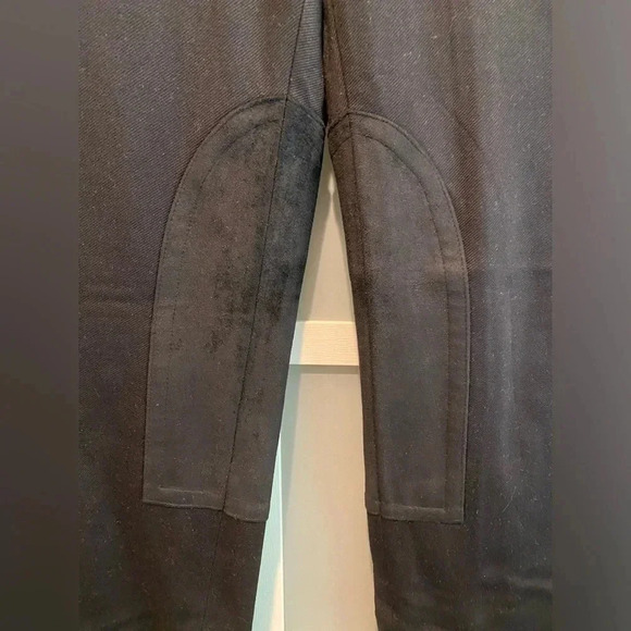Talbots Skinny Leg Ankle Length Equestrian Style Black Knit Pants Women’s 2 NWT - Picture 7 of 15